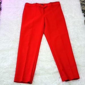 Liz Claiborne Career Red Ankle Pants